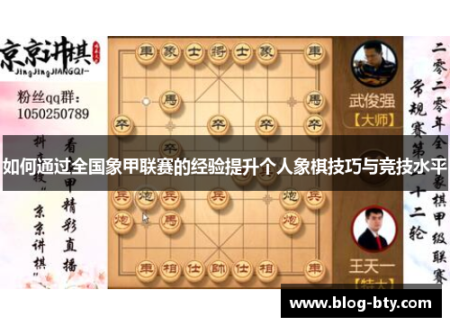 如何通过全国象甲联赛的经验提升个人象棋技巧与竞技水平