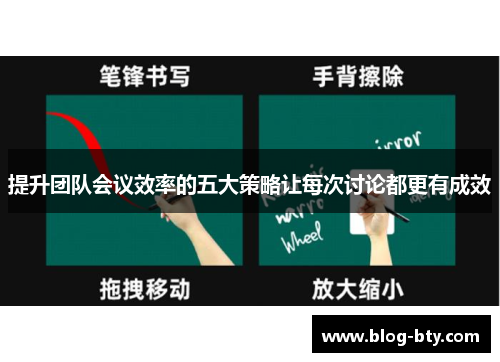 提升团队会议效率的五大策略让每次讨论都更有成效