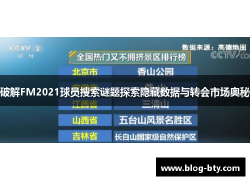 破解FM2021球员搜索谜题探索隐藏数据与转会市场奥秘