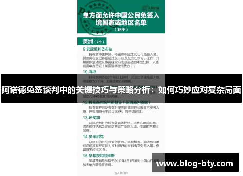 阿诺德免签谈判中的关键技巧与策略分析:如何巧妙应对复杂局面 阿诺德免签谈判中的关键技巧与策略分析:如何巧妙应对复杂局面